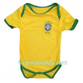 Camisolas de Futebol Brasil Mini Equipamento Principal Copa do Mundo 2018